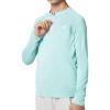 Ewedoos UPF50+ Boys Swim Shirt Rash Guard Long Sleeve Quick Dry Sun Shirts Kids Boys Fishing Shirt for Summer Outdoor(Light Green)