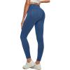 Ewedoos Women Jeans High Waisted Stretchy Skinny Jeans for Women Tummy Control Jeggings Pull on Jeans Leggings with Pockets(Light Blue)