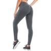 Ewedoos Womens Fleece Lined Leggings with Pockets Water Resistant High Waisted Thermal Winter Leggings for Women Hiking(Grey Fleece Lined Leggings)