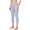 Ewedoos Women’s Yoga Pants with Pockets Leggings for Women Tummy Control Workout Leggings for Women Compression Leggings(Light Grey)