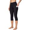 Ewedoos womens Capri(Black Capris)