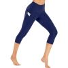 Ewedoos womens Capri(Blue)