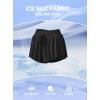 Ewedoos 2 in 1 Flowy Shorts Girls Butterfly Athletic Shorts Size 10-12 Cute Preppy Trendy Shorts Skirt for Teen Girls(Black)