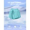 Ewedoos 2 in 1 Flowy Shorts Girls Butterfly Athletic Shorts Size 10-12 Cute Preppy Trendy Shorts Skirt for Teen Girls(Light Green)