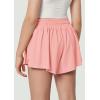 Ewedoos 2 in 1 Flowy Shorts Girls Butterfly Athletic Shorts Size 10-12 Cute Preppy Trendy Shorts Skirt for Teen Girls(Pink)
