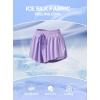 Ewedoos 2 in 1 Flowy Shorts Girls Butterfly Athletic Shorts Size 10-12 Cute Preppy Trendy Shorts Skirt for Teen Girls(Purple)