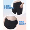 Ewedoos Girl’s Athletic Leggings with Pockets Kids Yoga Pants Leggings for Girls Active Running Dance Tights(Black Leggings)