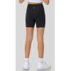 Ewedoos Girls Volleyball Athletic Shorts with Pockets – Preppy Spandex Dance Shorts for Teen Girls(Black)