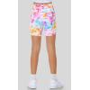 Ewedoos Girls Volleyball Athletic Shorts with Pockets – Preppy Spandex Dance Shorts for Teen Girls(Flower Tie Dye)