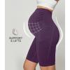 Ewedoos Maternity Biker Shorts with Pockets Buttery Soft Maternity Shorts Over Belly Pregnancy Shorts Active Yogs Short(Shorts-mauve)