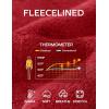 Ewedoos Thermal Shirts for Women Zipper Pocket Fleece Lined Long Sleeve Workout Tops Compression Running Hiking Ski Gear(Red)