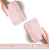 Ewedoos Yoga Blocks 2 Pack Eco Friendly Yoga Block High-Density Non-Slip Yoga Block Set for Yoga Pilates(PINK EVA)