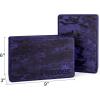 Ewedoos Yoga Blocks 2 Pack Eco Friendly Yoga Block High-Density Non-Slip Yoga Block Set for Yoga Pilates(PURPLE EVA)