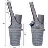Ewedoos Yoga Mat Bag Yoga Bags with Large Size Pocket and Zipper Pocket, Fit Most Size Mats(Artistic Gray)