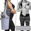 Ewedoos Yoga Mat Bag Yoga Bags with Large Size Pocket and Zipper Pocket, Fit Most Size Mats(Fancy Stripe)