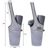 Ewedoos Yoga Mat Bag Yoga Bags with Large Size Pocket and Zipper Pocket, Fit Most Size Mats(Fancy Stripe)
