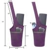 Ewedoos Yoga Mat Bag Yoga Bags with Large Size Pocket and Zipper Pocket, Fit Most Size Mats(Purple)