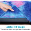 Ewedoos Yoga Towel Mat Towel with Anchor Fit Corners Non Slip Towel for Hot Yoga, Pilates, Workout, Camping(Blue & Pink Tie Dye)
