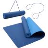 Ewedoos Eco Friendly Yoga Mat Thick TPE Yoga Mat Non Slip Yoga Mats Anti-tear Exercise Workout Mat for Women Men Kids Yoga, Pilates and Fitness(Blue Yoga Mat)