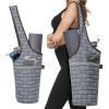 Ewedoos Yoga Mat Bag Yoga Bags with Large Size Pocket and Zipper Pocket, Fit Most Size Mats(Artistic Gray)