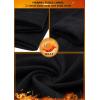 Ewedoos Long Johns for Men Comfortable Fit Mens Thermal Underwear Fleece Lined Top and Bottom Set with Pockets for Winter(Black)