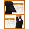 Ewedoos Long Johns for Men Comfortable Fit Mens Thermal Underwear Fleece Lined Top and Bottom Set with Pockets for Winter(Black)