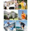 Rash Guard for Men Swim Shirt Quick Dry UPF 50+ Long Sleeve Fishing Shirt for Men UV Sun Protection Beach Shirts(Deep Grey)