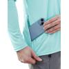 Rash Guard for Men Swim Shirt Quick Dry UPF 50+ Long Sleeve Fishing Shirt for Men UV Sun Protection Beach Shirts(Light Green)