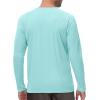 Rash Guard for Men Swim Shirt Quick Dry UPF 50+ Long Sleeve Fishing Shirt for Men UV Sun Protection Beach Shirts(Light Green)