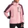Ewedoos Snow Ski Jackets for Women with Detachable Hood Windproof Winter Snowboard Jacket Women Winter Coats for Women