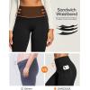 Ewedoos Fleece Lined Leggings Women Tummy Control with Pockets No Front Seam Warm Thermal Leggings Winter Running Yoga Pants(Black)