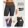 Ewedoos Fleece Lined Leggings Women Tummy Control with Pockets No Front Seam Warm Thermal Leggings Winter Running Yoga Pants(Charcoal)