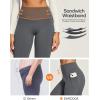 Ewedoos Fleece Lined Leggings Women Tummy Control with Pockets No Front Seam Warm Thermal Leggings Winter Running Yoga Pants(Grey)