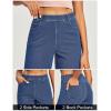 Ewedoos Wide Leg Jeans Woman High Waisted Stretchy Baggy Jeans for Women Pull On Trendy Womens Jeans Straight Denim Pants(Light Blue-31” Regular)