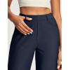 Ewedoos Women Wide Leg Stretchy Dress Pants High Waisted Work Pants Pull on Business Casual Outfits Slacks Office Trousers(Navy-regular)