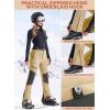 Ewedoos Snow Pants Womens Ski Pants Waterproof Insulate Softshell Fleece Lined Winter Hiking Snowboard Zipper Bottom Leg(Khaki)