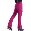 Ewedoos Snow Pants Womens Ski Pants Waterproof Insulate Softshell Fleece Lined Winter Hiking Snowboard Zipper Bottom Leg(Rose)