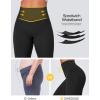 Ewedoos Compression Leggings with Pockets for Women Tummy Control Leggings No Front Seam Workout High Waisted Yoga Pants Gym(Black)