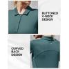 Ewedoos Womens Golf Shirts Breathable UPF 50+ Sun Protection Polo Shirts for Women Dry fit Polos Short Sleeves(Green)