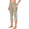Ewedoos Capri Leggings for Women High Waisted Yoga Pants for Women with Pockets Tummy Control Workout Leggings Yoga Capris(Khaki Capris Water Resistant)