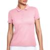 Ewedoos Womens Golf Shirts Breathable UPF 50+ Sun Protection Polo Shirts for Women Dry fit Polos Short Sleeves(Pink)
