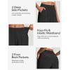 Ewedoos Dress Pants Women Wide Leg Woman Stretchy Work Pants Casual Trousers Slacks for Women Pull On Business Outfits(Black)