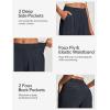 Ewedoos Dress Pants Women Wide Leg Woman Stretchy Work Pants Casual Trousers Slacks for Women Pull On Business Outfits(Midnightblue)