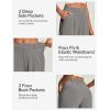 Ewedoos Dress Pants Women Wide Leg Woman Stretchy Work Pants Casual Trousers Slacks for Women Pull On Business Outfits(Silentstorm)