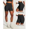 Ewedoos Butt Lifting Biker Shorts Women Tummy Control with Pockets Workout Gym Shorts High Waisted Spandex Yoga Shorts(Black)