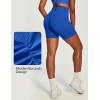 Ewedoos Butt Lifting Biker Shorts Women Tummy Control with Pockets Workout Gym Shorts High Waisted Spandex Yoga Shorts(Blue)
