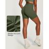 Ewedoos Butt Lifting Biker Shorts Women Tummy Control with Pockets Workout Gym Shorts High Waisted Spandex Yoga Shorts(Moss Green)