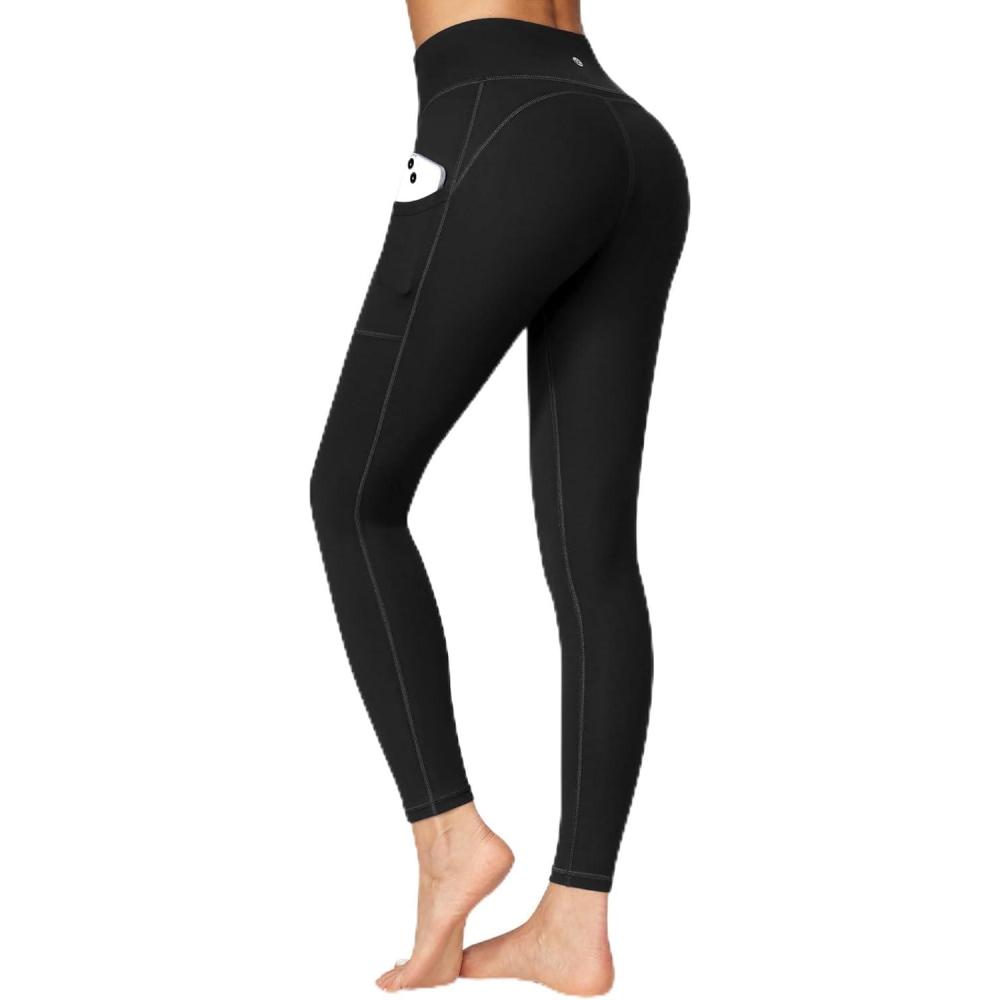 image:imageEwedoos Womens Yoga Pants with Pockets Strappy High Impact Sports Bras for Women