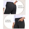 Ewedoos Dress Pants Women Stretchy Work Pants for Women with Pockets Dress Pants Tummy Control Office Casual 31″/ 29″(Black-29″ Petite)