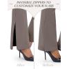 Ewedoos Dress Pants Women Stretchy Work Pants for Women with Pockets Dress Pants Tummy Control Office Casual 31″/ 29″(Coffee)